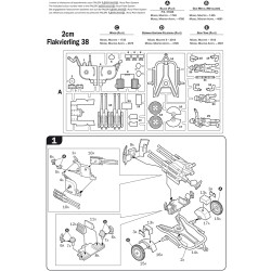 MODELO 1:72 GERMAN GUNS SET: PAK35-PAK40-FLAK38